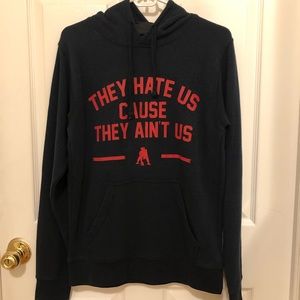 Barstool Sports Sweater w/hood - Size Small